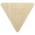 thumbnail image 1 of Yield Sign Wood Shape Unfinished Piece Cutout Craft DIY Projects - 6.25 Inch Size - 1/8 Inch Thick, 1 of 7