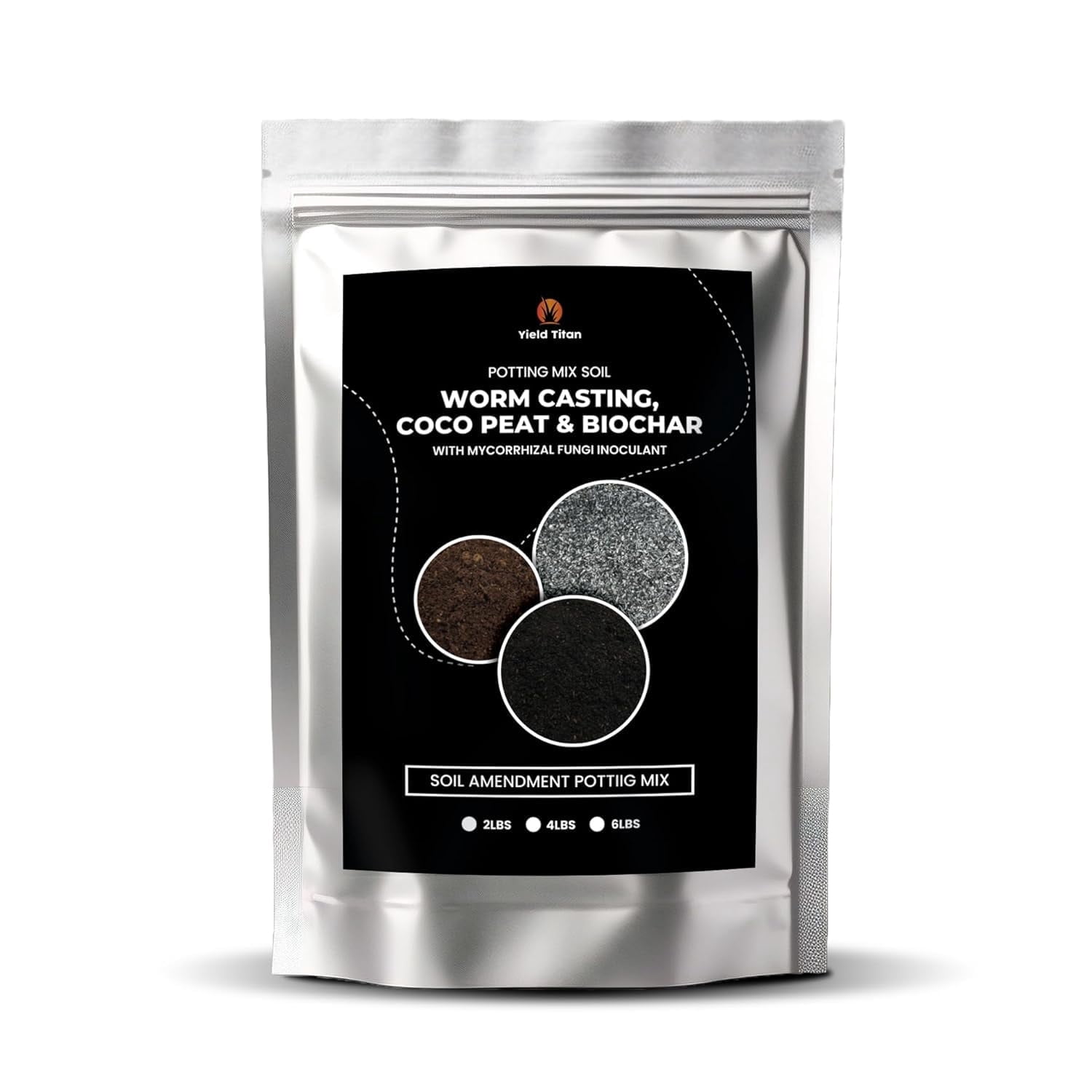 Yield Titan Coco Coir + Earthworm Castings + Biochar with Mycorrhizal ...