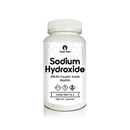 Yield Titan High Purity Sodium Hydroxide NaOH - Used in Drain Cleaning, Industrial Manufacturing, and Water Treatment (1)