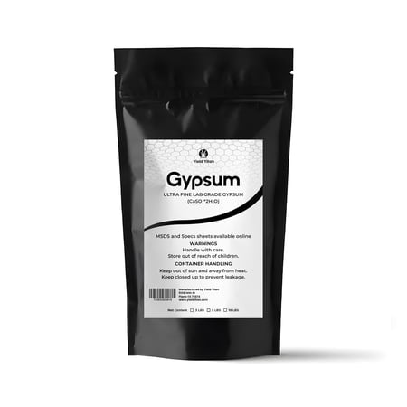 Yield Titan Soil Enhancer - Organic Gypsum for Indoor and Outdoor palant - Calcium Sulfate (5, Pounds)