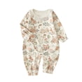 thumbnail image 1 of Yievot 0-12 Months Winter Baby Onesies Toddler Baby Girl Jumpsuit Cartoons Printing Long Sleeved Bodysuit Causal Infant Boy Girl Romper 2025 Baby Clothes, 1 of 4