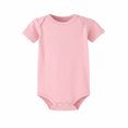 thumbnail image 1 of Yievot 0-24M Newborn Summer Baby Boy Girl Rompers Bodysuit Short Sleeve Solid onesie T-Shirt Jumpsuit Playsuit Outfit Clothes for Toddler Boy 2024 Toddler Girl Boy Clothes on Clearance, 1 of 3