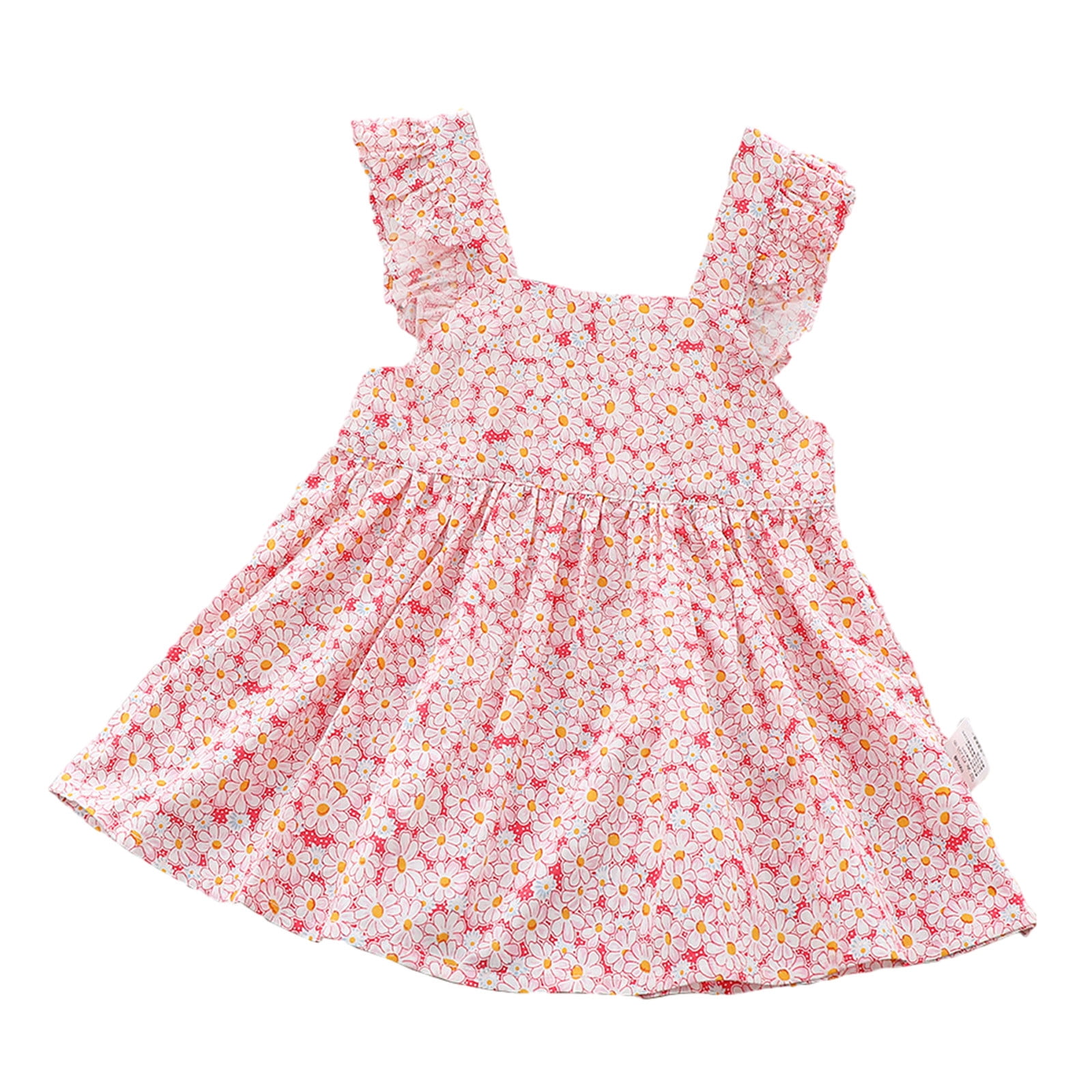 Yievot 1-6 Years Toddler Baby Girl's Sleeveless Dress Flowy Boho Floral ...
