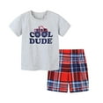 thumbnail image 1 of Yievot 2-7 Years Infant Baby Boy Pajamas Outfits Clothing Cute Print Short Sleeve Tops and Shorts 2Pcs Outfits Toddler Baby Gifts 2025, 1 of 4