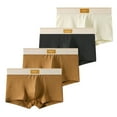 thumbnail image 1 of Yievot 4PC Boxer Briefs for Men Soft Comfy Breathable Stretchy Mens Underwear, 1 of 2