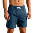 thumbnail image 1 of Yievot Athletic Shorts for Men Drawstring Elastic Waist Gym Sport Running Shorts with Zipper Pockets, 1 of 9