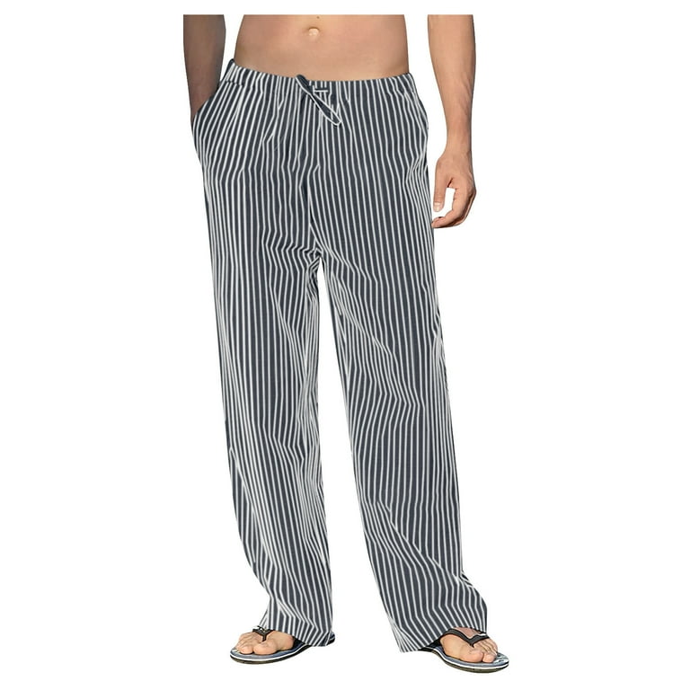 Striped baggy pants 2025