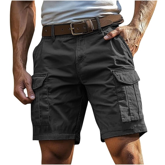 Yievot Cargo Shorts for Men Summer Outdoor Hiking Shorts Tactical Work Shorts with Pockets