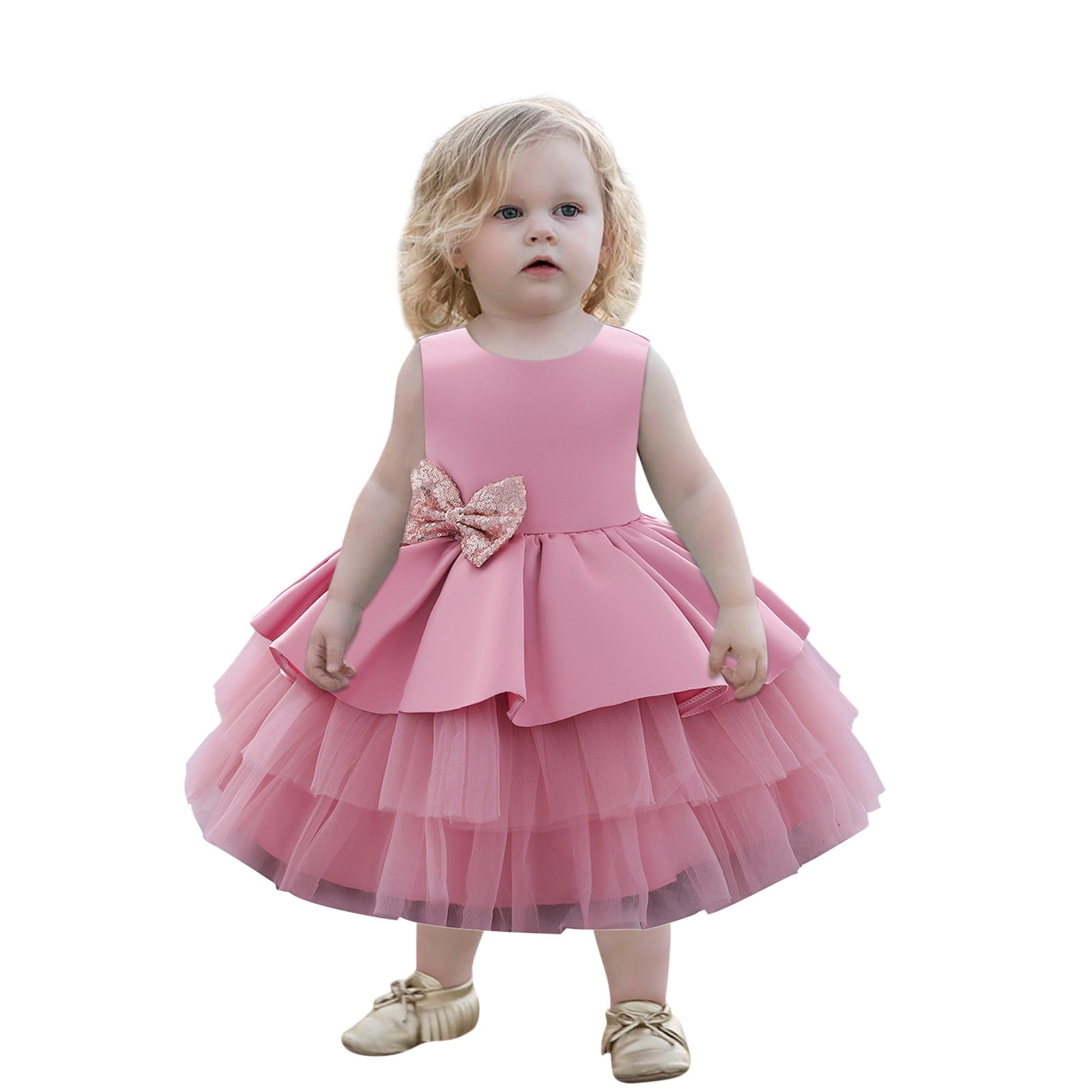 Yievot Dress For Girls Tulle Princess Birthday Party Prom Outfit
