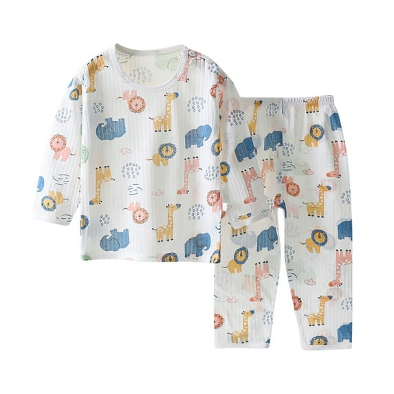 Yievot Fall Winter Toddler Boy Outfits Easter Long Sleeves Boys' Sleepwear Cute Printed Baby Outfit 18 Months-13 Years