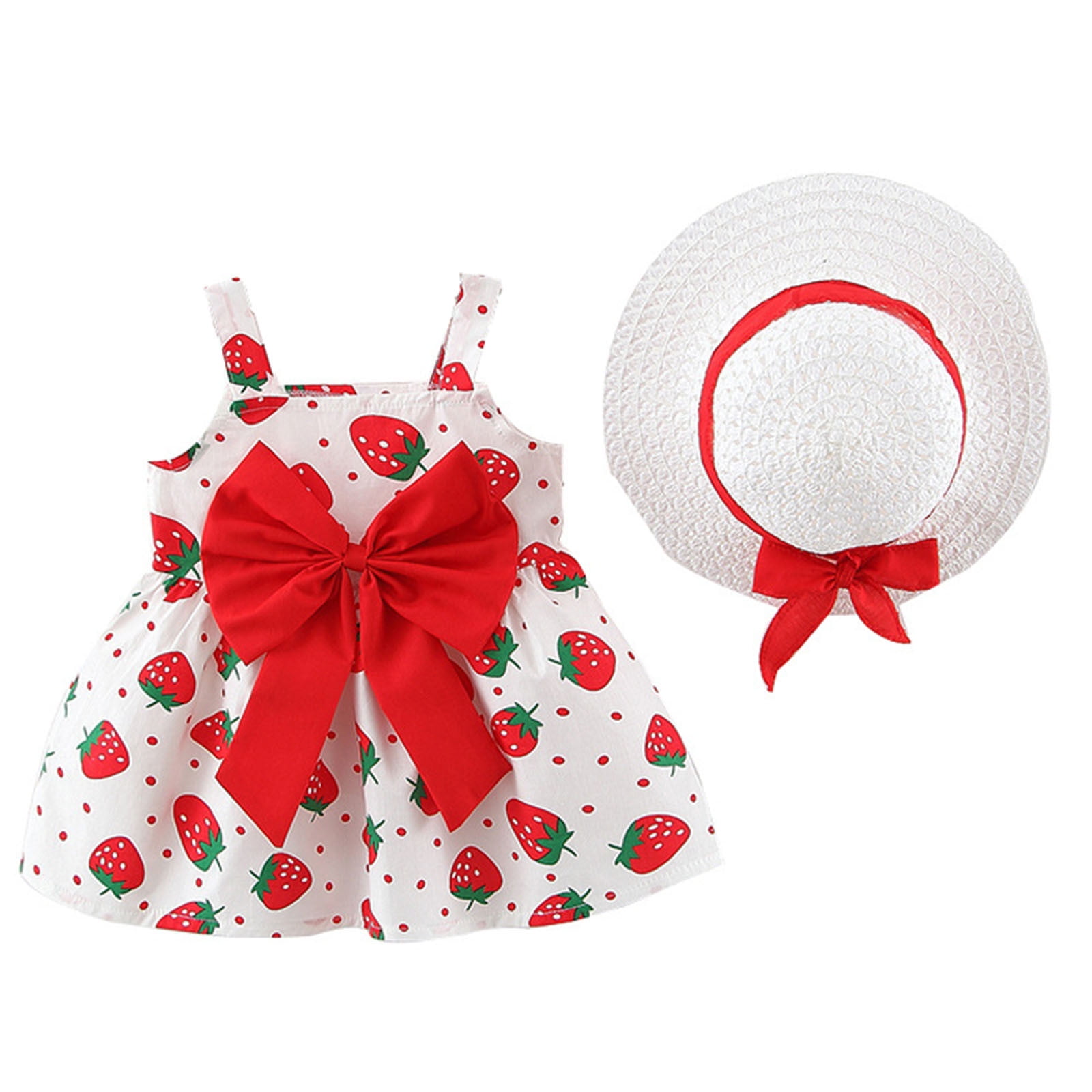 Yievot Infant Girls Dresses With Bow Casual Summer Sleeveless Cute yievot-infant-girls-dresses-with-bow-casual-summer-sleeveless-cute