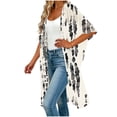 thumbnail image 1 of Yievot Kimonos Cover Ups for Women Color Block Loose Flowy Cardigans Swimsuit Summer Beach Cover Ups for Women Swimwear, 1 of 5