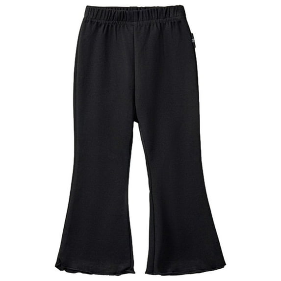 Yievot Leggings for Girls Elastic High Waisted Flare Leg Pants Bell Bottoms Casual Dance Yoga Pants for Kids Girls 2-8 Years on Clearance