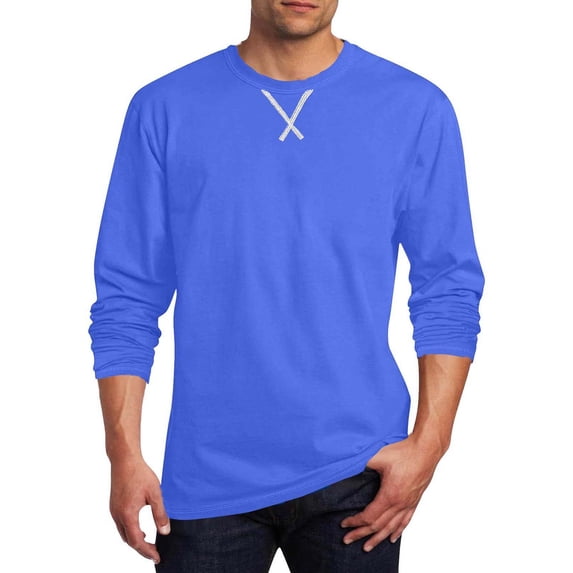 Yievot Long Sleeve T Shirts for Men Classic Graphic Tee Shirts Casual Stylish Crewneck Shirt
