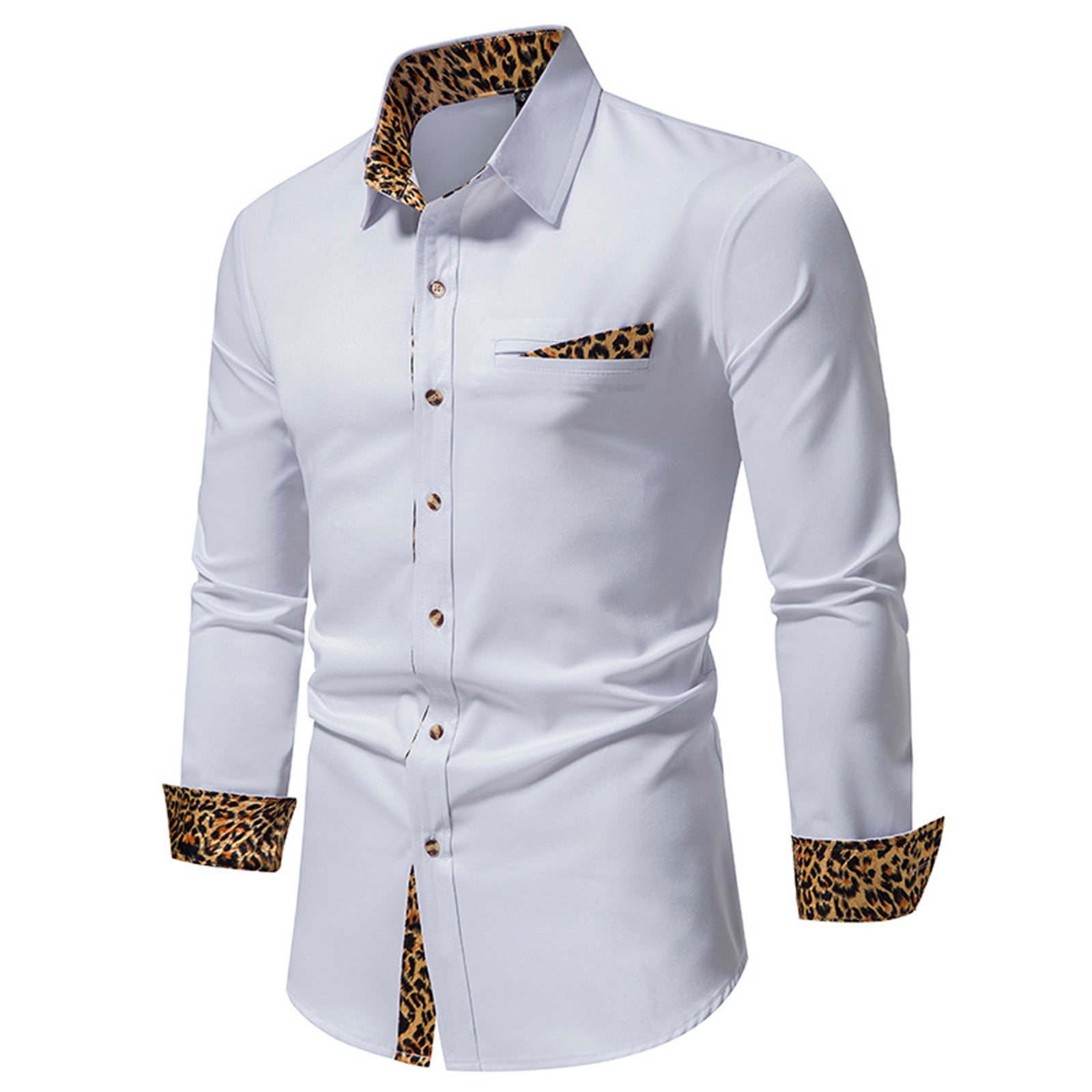 New Fashion Leopard Long-Sleeved Shirt New Fashion Leopard Long-Sleeved Shirt