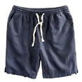 thumbnail image 1 of Yievot Men's Casual Shorts 5 Inch Inseam Drawstring Elastic Waist Lightweight Summer Beach Shorts with Pocket, 1 of 2