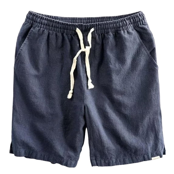 Yievot Men's Casual Shorts 5 Inch Inseam Drawstring Elastic Waist Lightweight Summer Beach Shorts with Pocket