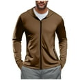 thumbnail image 1 of Yievot Men's Sun Protection Hoodie Jacket Lightweight Full Zip Hoodies with Thumb Holes Long Sleeve Shirts for Men Hiking Fishing, 1 of 6