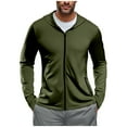 thumbnail image 1 of Yievot Men's Sun Protection Hoodie Jacket Lightweight Full Zip Hoodies with Thumb Holes Long Sleeve Shirts for Men Hiking Fishing, 1 of 6