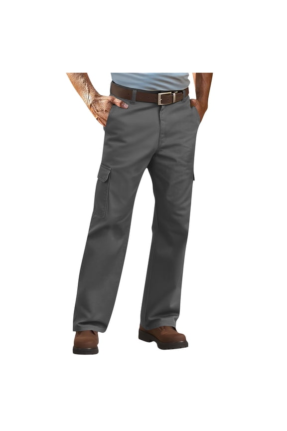 Men's Utility Flex Cargo Pants Classic-Fit Casual Comfy Work Pants Cotton Linen Tactical Hiking Pants