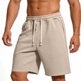 thumbnail image 1 of Yievot Mens Casual Shorts 7 Inch Summer Drawstring Elastic Waist Sport Sweat Shorts with Pockets, 1 of 5