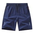 thumbnail image 1 of Yievot Mens Running Shorts 7 Inch Inseam Quick Dry Workout Shorts Casual Drawstring Elastic Athletic Gym Shorts with Zipper Pockets, 1 of 2