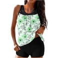 thumbnail image 1 of Yievot Modest Tankini Swimsuits for Women 2 Piece Tummy Control Bathing Suits Floral Graphic High Waist Swimwear, 1 of 4