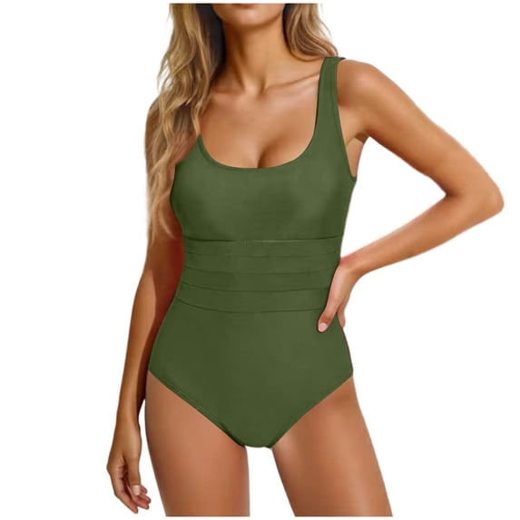 Yievot One Piece Swim Suits for Women Slimming Modest Swimsuit Tummy Control Sporty Bathing Suit