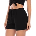 thumbnail image 1 of Yievot Pajama Shorts for Women Casual Drawstring Elastic Waist Lounge Bottom Summer Soft Sleep Shorts, 1 of 7
