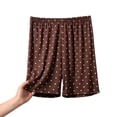 thumbnail image 1 of Yievot Pajama Shorts for Women Polka Dot Print Pjs Bottoms Elastic Waist Loose Casual Soft Sleepwear Lounge Shorts, 1 of 4