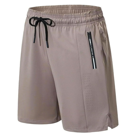 Yievot Running Shorts for Men 7 Inch Inseam Quick Dry Athletic Shorts with Zipper Pockets for Workout Gym Training