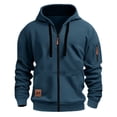 thumbnail image 1 of Yievot Tactical Hoodies for Men Casual Long Sleeve Full Zip Hooded Sweatshirts Athletic Workout Jackets with Pockets, 1 of 5