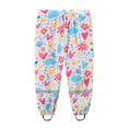 thumbnail image 1 of Yievot Toddler Boys Girls Water-Repellent Rain Pants Dirty Proof Cute Animals Cartoons Print Trousers for Child Boy and Girl 2-10 Years 2024 Toddler Pants Clothes on Clearance, 1 of 6