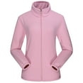 thumbnail image 1 of Yievot Women's Full Zip Fleece Jacket Winter Warm Thermal Basic Coats with Zipper, 1 of 2