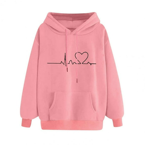Yievot Women's Pullover Hoodie, Long Sleeve Printed Hooded Sweatshirts for Juniors, Gift Hoodies Blouse Tops for Ladies