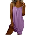 thumbnail image 1 of Yievot Women's Sleepwear Nightgown Spaghetti Strap Sleep Dress Sleeveless Nightshirt Soft Loungewear, 1 of 4