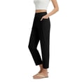 thumbnail image 1 of Yievot Womens Dress Casual Pants Stretchy High Waisted Golf Joggers Solid Color Work Business Trousers with Pockets, 1 of 6