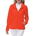 thumbnail image 1 of Yievot Womens Fleece Jacket Regular Fit Casual Versatile jackets Winter Full Zip Long Sleeve Tops for Women, 1 of 8