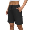 thumbnail image 1 of Yievot Womens Hiking Cargo Shorts with Zipper Pockets Quick Dry Lightweight Summer Shorts for Women Running Athletic Golf, 1 of 7