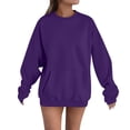 thumbnail image 1 of Yievot Womens Oversized Sweatshirts Crewneck Pullover Long Sleeve Tops Fall Fashion Clothes with Pockets, 1 of 4