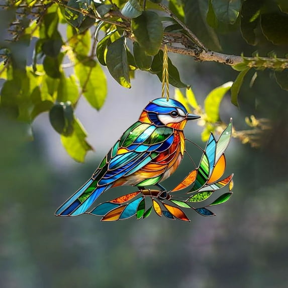 Spirit Birds, Sheremart Spirit Birds, Sherum Spirit Birds, Acrylic Owl Suncatcher, Winged Car Dinal Christmas Ornaments Cute Hummingbird Suncatcher Colorful Suncatcher Window Hanging