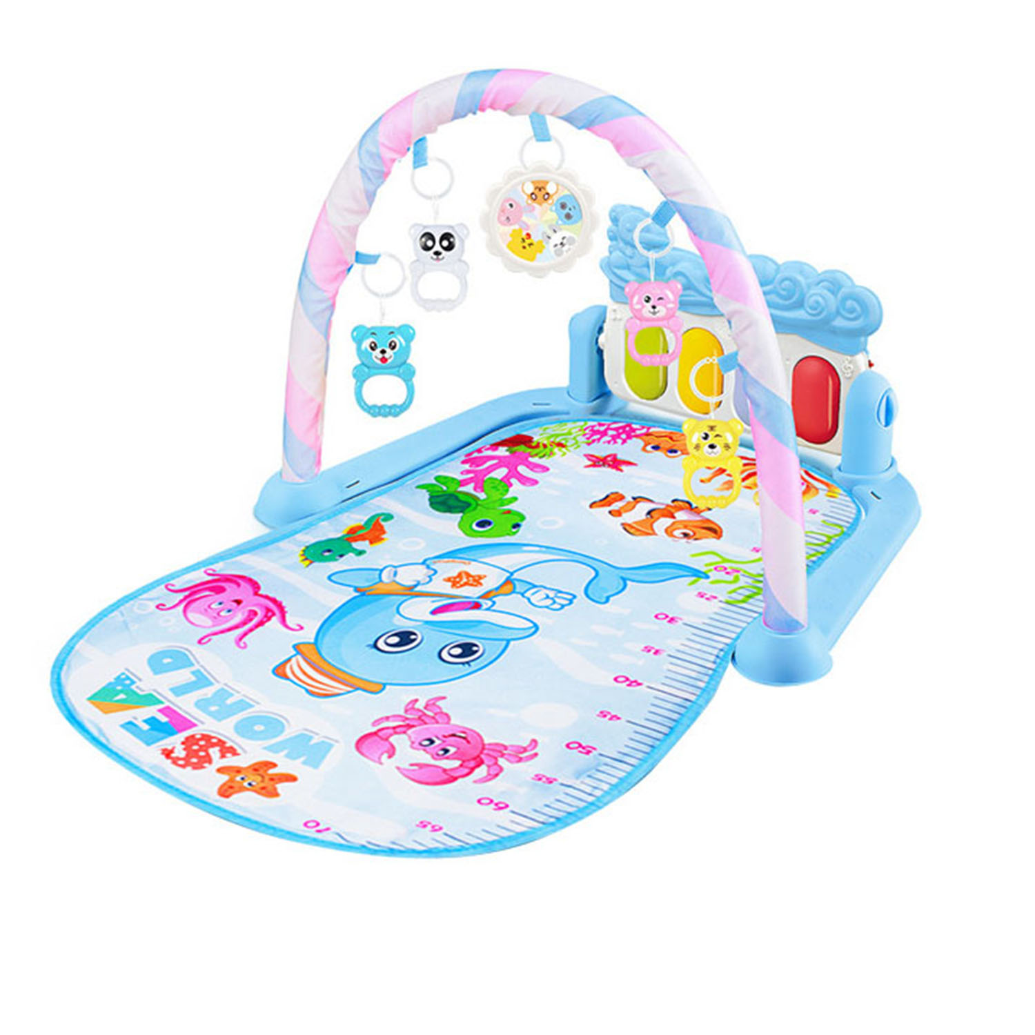 Yifecial Baby Play Mat for Infant Baby Gym Musical Playmat Newborn Kick