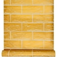 thumbnail image 1 of Yifely Yellow Brick Pattern Shelving Paper Self-Adhesive Shelf Liner Removable Vinyl Wall Art 17.7inch by 9.8 Feet, 1 of 4