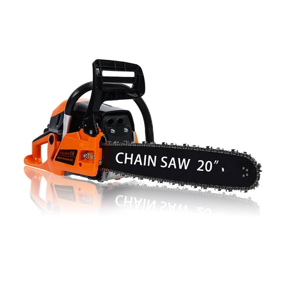 Yifeus Gasoline Chainsaw with 20 in. Bar 58CC Engine 2-Cycle Gas Powered Chainsaw for Farm/Garden/Ranch/Firewood
