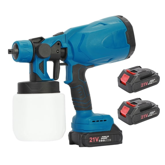 Yifeus Paint Sprayer 600W High Power Rechargeable Spray Paint Gun 800ml High Capacity Container Easy to Clean for House Painting, Home Interior and Exterior