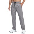 thumbnail image 1 of Yifymode Men's Lightweight Hiking Pants Quick Dry Water Resistant Sweatpants Athletic Jogger with Zipper Pockets Golf,Light Gray L, 1 of 3