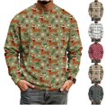 Workout Texture Yifymode Men's Long Sleeve Crewneck T Shirt, Waffle Texture Loose Fit ...