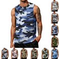thumbnail image 1 of Yifymode Men's Tank Tops Crewneck Trendy Print Casual Sleeveless Shirts Breathable Sport Outdoor Beach Basic Tank Tops, 1 of 4