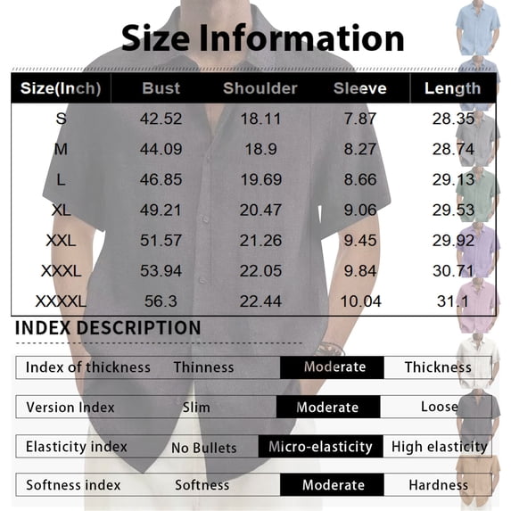 Yifymode Mens Short Sleeve Shirts Button Down Casual Summer Beach Vacation Lightweight Textured Pocket Dress Shirt Tops,Green L