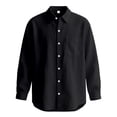 thumbnail image 1 of Yifymode Sun Protection Blouses for Men UPF 50+ Button Down Lightweight Sun Shirts Casual Long Sleeve Quick Dry Athletic Tops,Black M, 1 of 4